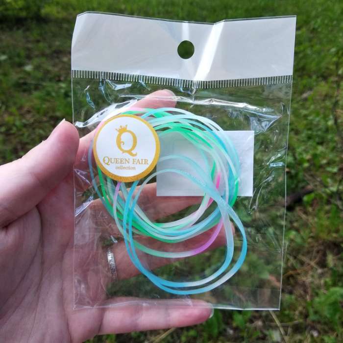 Фотография покупателя товара Силиконовый браслет «Светящийся» романтика, набор 10 шт., цвет МИКС, 6 см - Фото 3