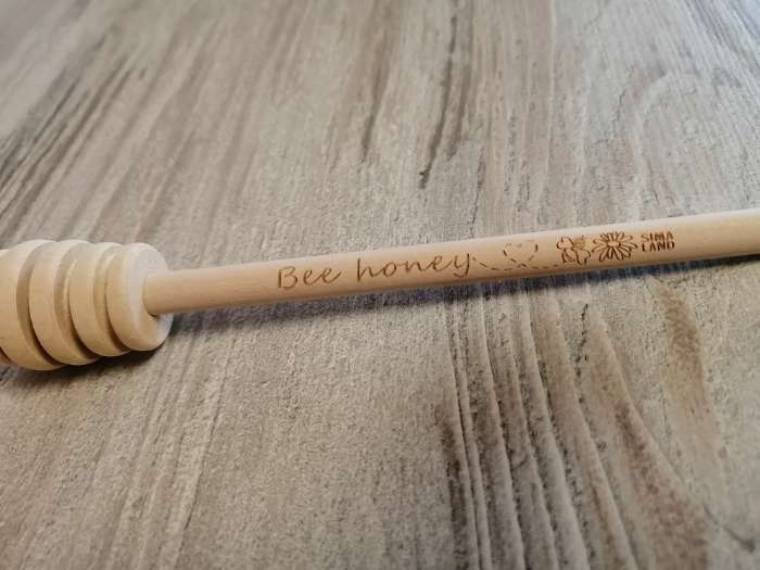 Фотография покупателя товара Ложка для меда Bee honey, 15 см - Фото 3