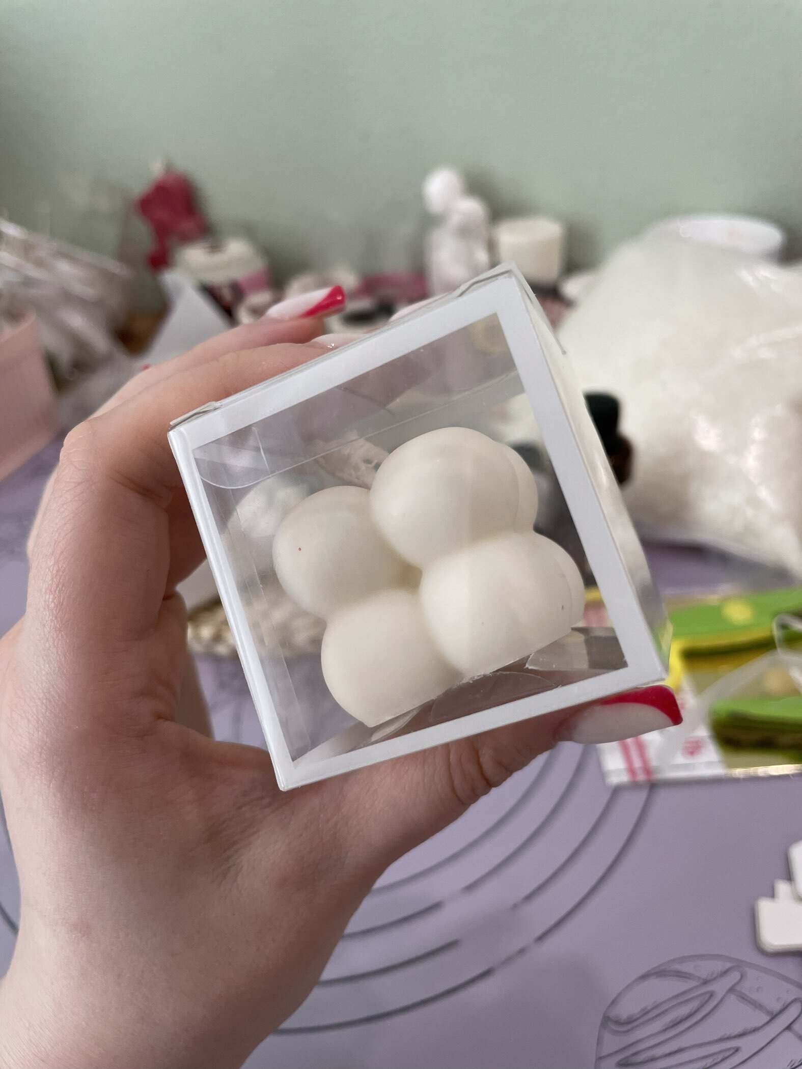 Фотография покупателя товара Коробка подарочная ПВХ, упаковка, «Любовь внутри», 12 х 12 х 12 см - Фото 5
