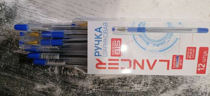 Фотография покупателя товара Ручка шариковая 0.5 мм, стержень синий, корпус прозрачный с резиновым держателем - Фото 1