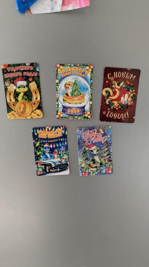 Фотография покупателя товара Магнит-календарь, 11×9 см, набор 4 шт. - Фото 2