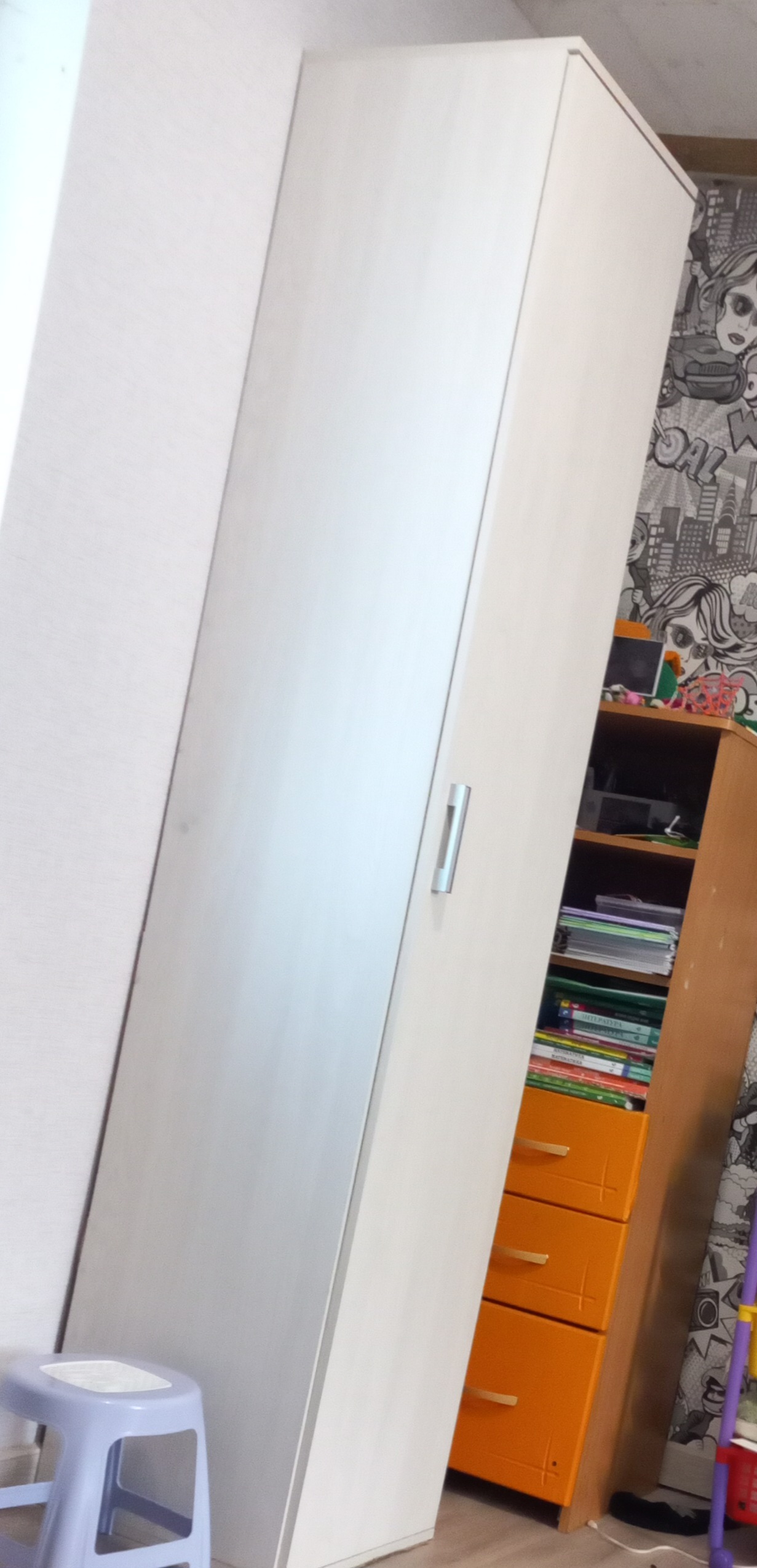 Фотография покупателя товара УЦЕНКА Пенал Сопрано, 402х464х2176, Анкор светлый - Фото 2