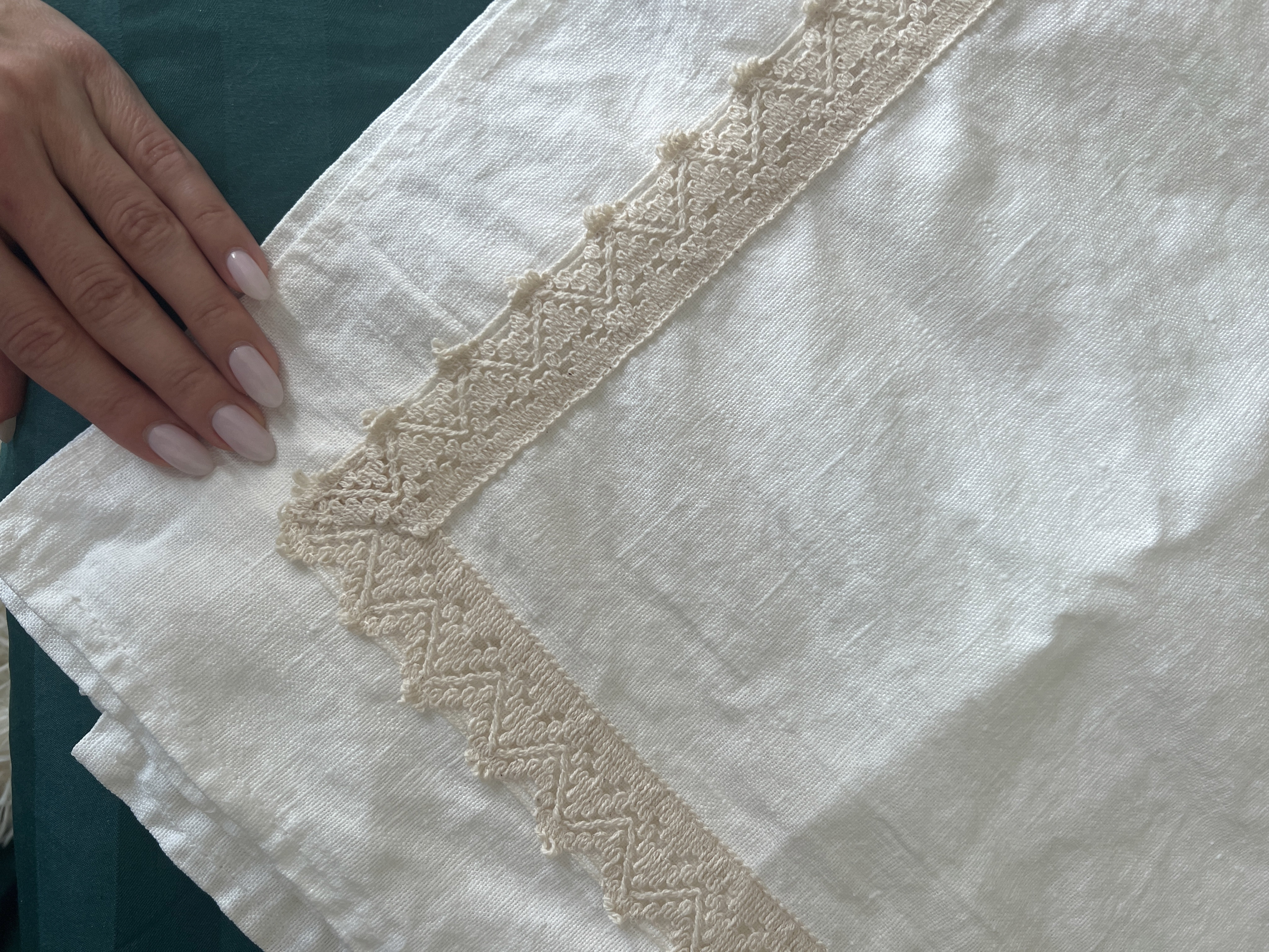 Фотография покупателя товара Скатерть «Этель» Кitchen linen, 90×90 см, 100% лён 240 г/м² - Фото 2