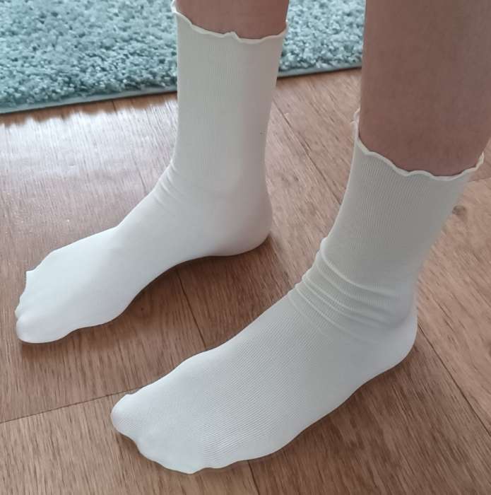 Фотография покупателя товара Носки женские MINAKU, цвет чёрный, размер 36-41 - Фото 1