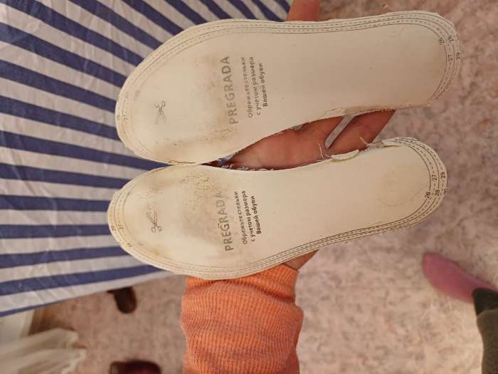 Фотография покупателя товара Стельки для обуви, антибактериальные, универсальные, 26-36 р-р, 23,5 см, пара, цвет МИКС - Фото 9