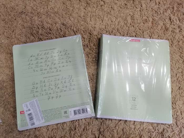 Фотография покупателя товара Тетрадь 12 листов в линейку ErichKrause «Классика», обложка мелованный картон, блок офсет, белизна 100%, МИКС - Фото 4