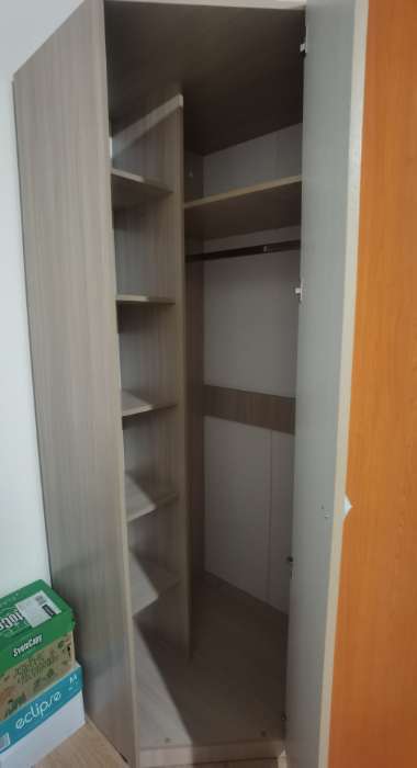 Фотография покупателя товара Угловой шкаф Глэдис, Ясень шимо светлый/Белый - Фото 1