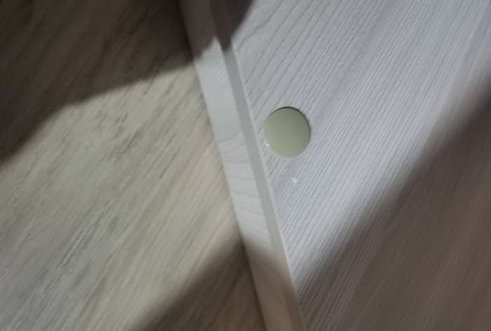 Фотография покупателя товара Угловой шкаф Глэдис, Ясень шимо светлый/Белый - Фото 3