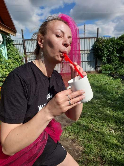 Фотография покупателя товара Трубочки коктейльные, 5 штук, розовые, 18+ - Фото 1