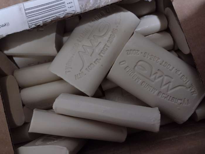 Фотография покупателя товара Мыло туалетное "Банное", без упаковки, 100 гр - Фото 2