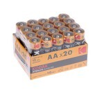 Фотография покупателя товара Батарейка алкалиновая Kodak Xtralife, AA, LR6-20BOX, 1.5 В, бокс, 20 шт. - Фото 1