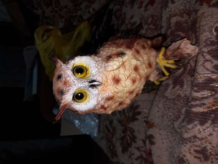 Фотография покупателя товара Подвесной декор «Филин»,11.5×11.5×24.5 см - Фото 1