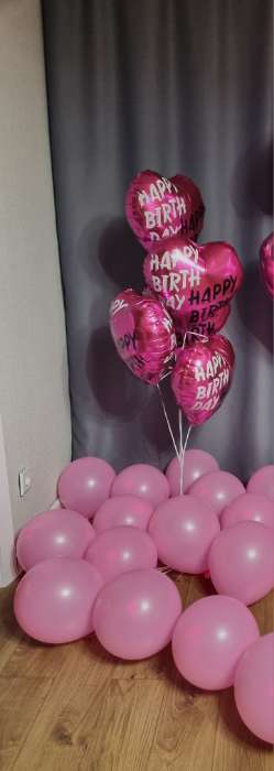 Фотография покупателя товара Шар воздушный фольгированный 18" Happy, сердце, с подложкой - Фото 2