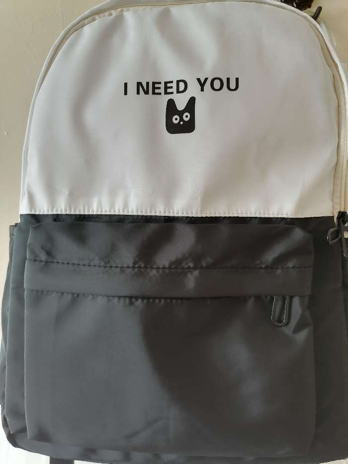 Фотография покупателя товара Рюкзак, отдел на молнии, наружный карман, 2 сумки, косметичка, цвет белый/бирюзовый - Фото 9