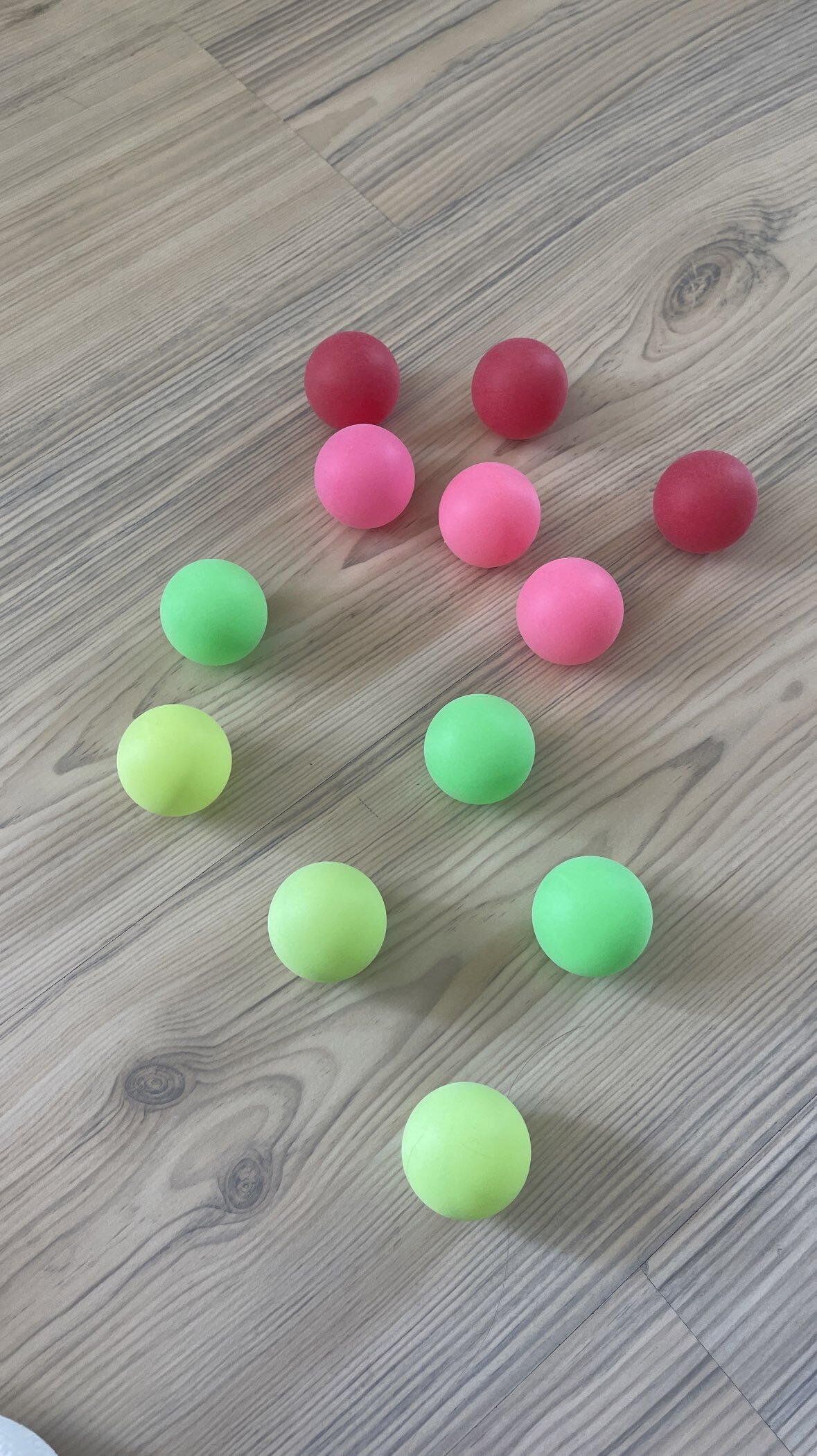 Фотография покупателя товара Мяч для настольного тенниса, набор 12 шт., PP, цвета МИКС - Фото 1