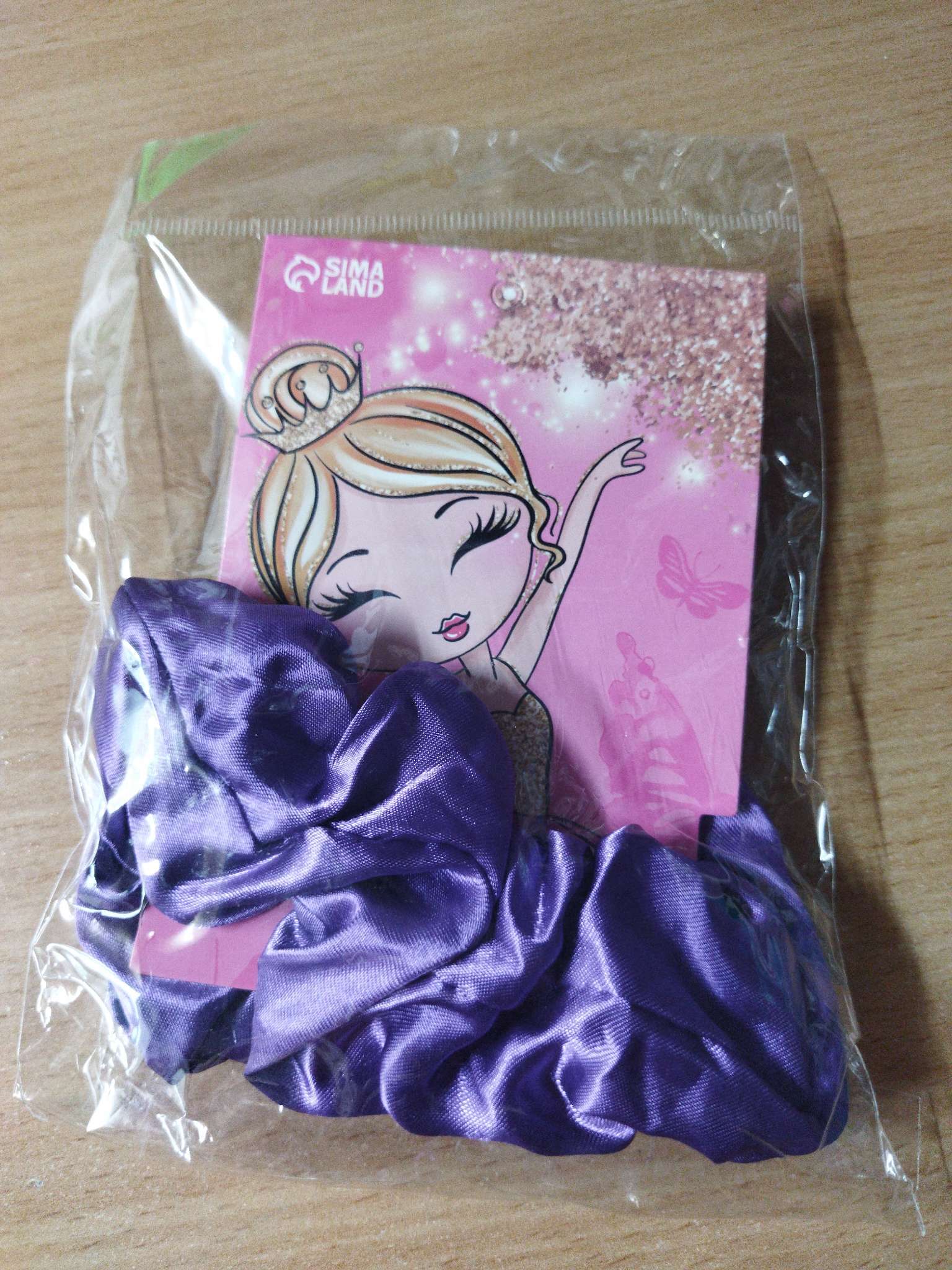 Фотография покупателя товара Резинки для волос светящаяся в темноте «Самой чудесной девочке» диам. 10 см - Фото 1