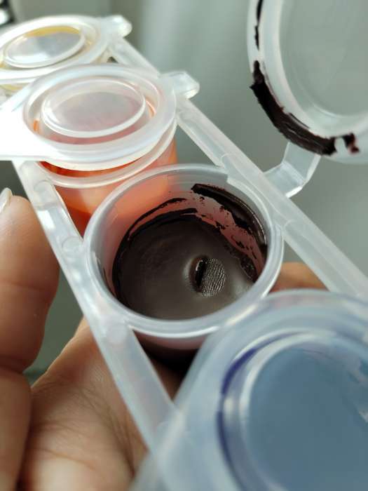 Фотография покупателя товара Гуашь 12 цветов × 15 мл «Гамма. Мультики», блок-тара, картонная упаковка 100222-12 - Фото 3