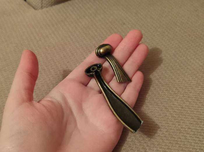 Фотография покупателя товара Ручка-скоба мебельная ТУНДРА РС202, м/о 96 мм, цвет бронза - Фото 3