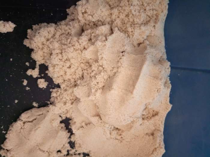 Фотография покупателя товара Волшебный песок 700 г в дойпаке, песочный - Фото 2