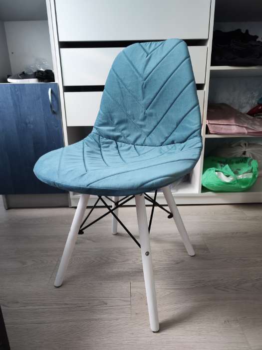 Фотография покупателя товара Стул Eames HYH – A304, с деревянными ножками, с спинкой, цвет белый - Фото 14