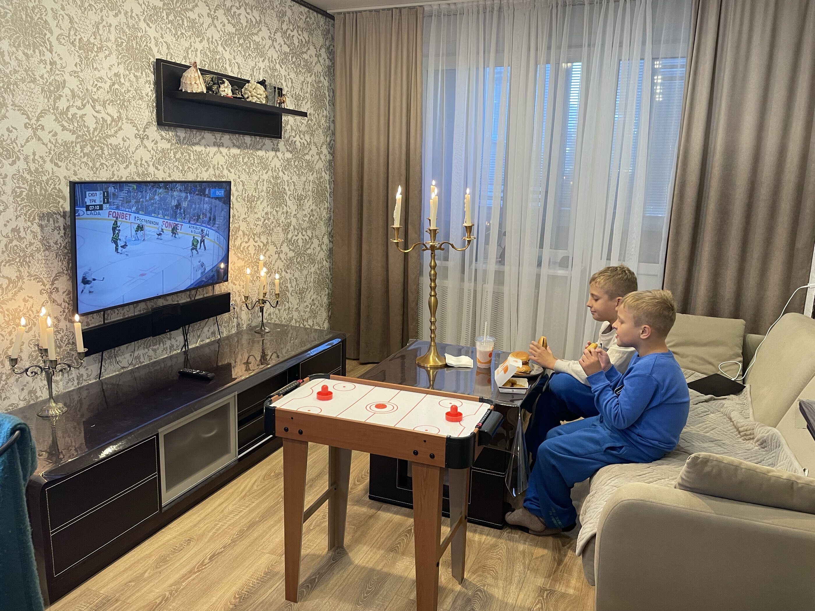 Фотография покупателя товара Подсвечник "Узоры" на 5 свечей 37х37х58 см - Фото 1