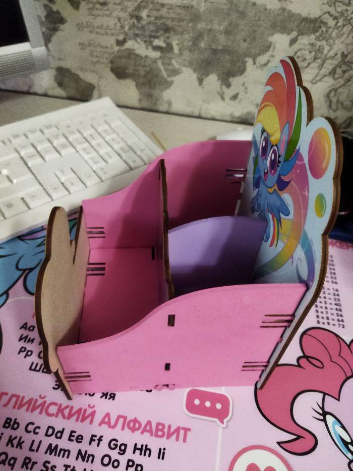 Фотография покупателя товара Органайзер для канцелярии, 14х14х16 см, My Little Pony