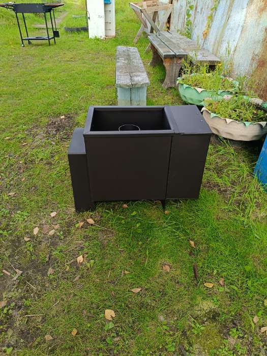 Фотография покупателя товара Печь банная ПБ-12Б, бак из стали 25 л, сталь 3 мм - Фото 3