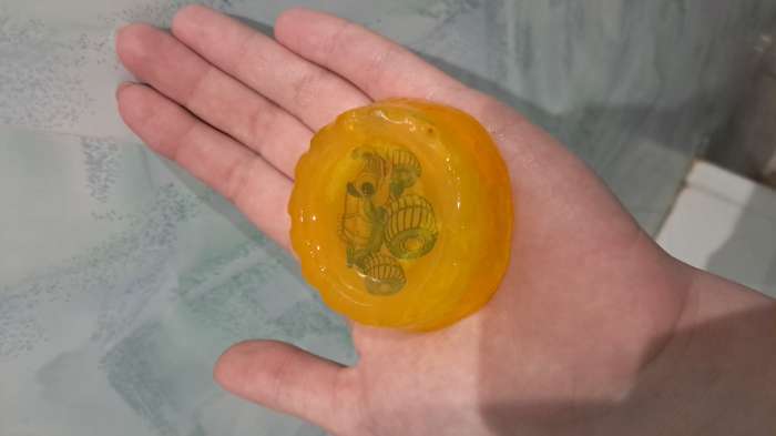 Фотография покупателя товара УЦЕНКА Мыло своими руками, с картинкой "Машинки Хэтчбек" синий - Фото 1