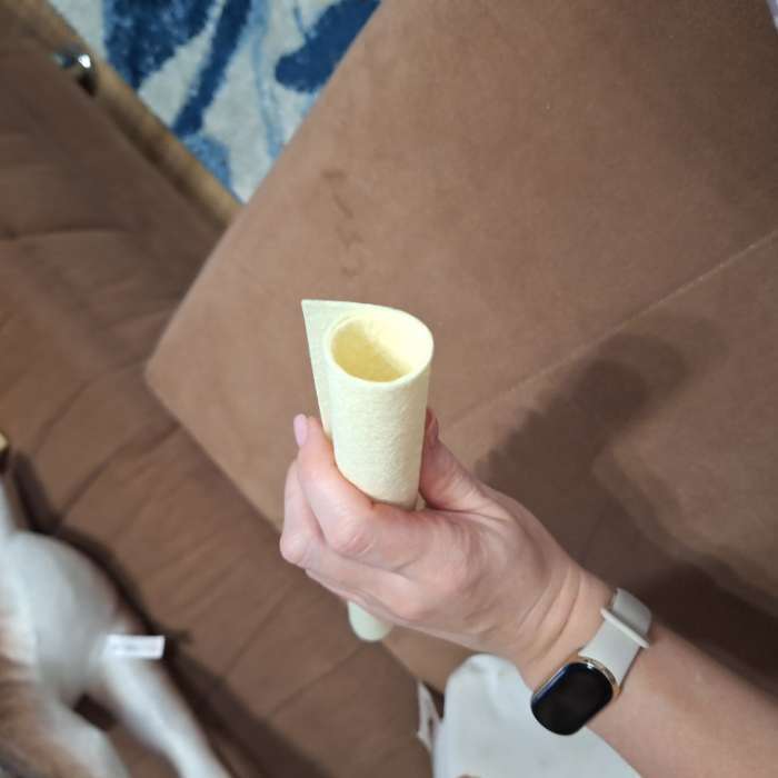 Фотография покупателя товара Фетр жёсткий «Топленое молоко» 1 мм (набор 10 листов) формат А4 - Фото 7