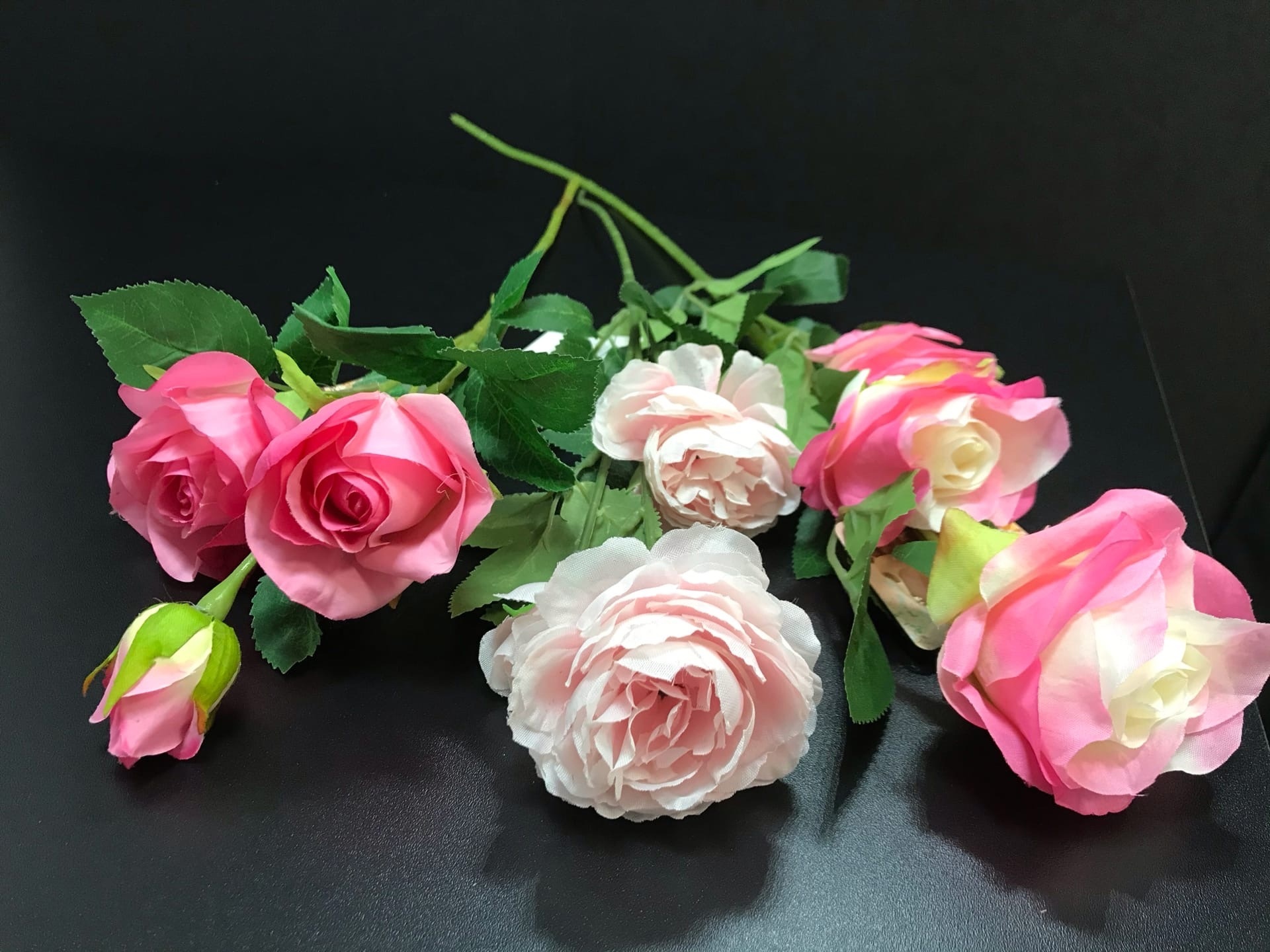 Фотография покупателя товара Цветы искусственные «Роза терция», 8×60 см, розовые - Фото 1