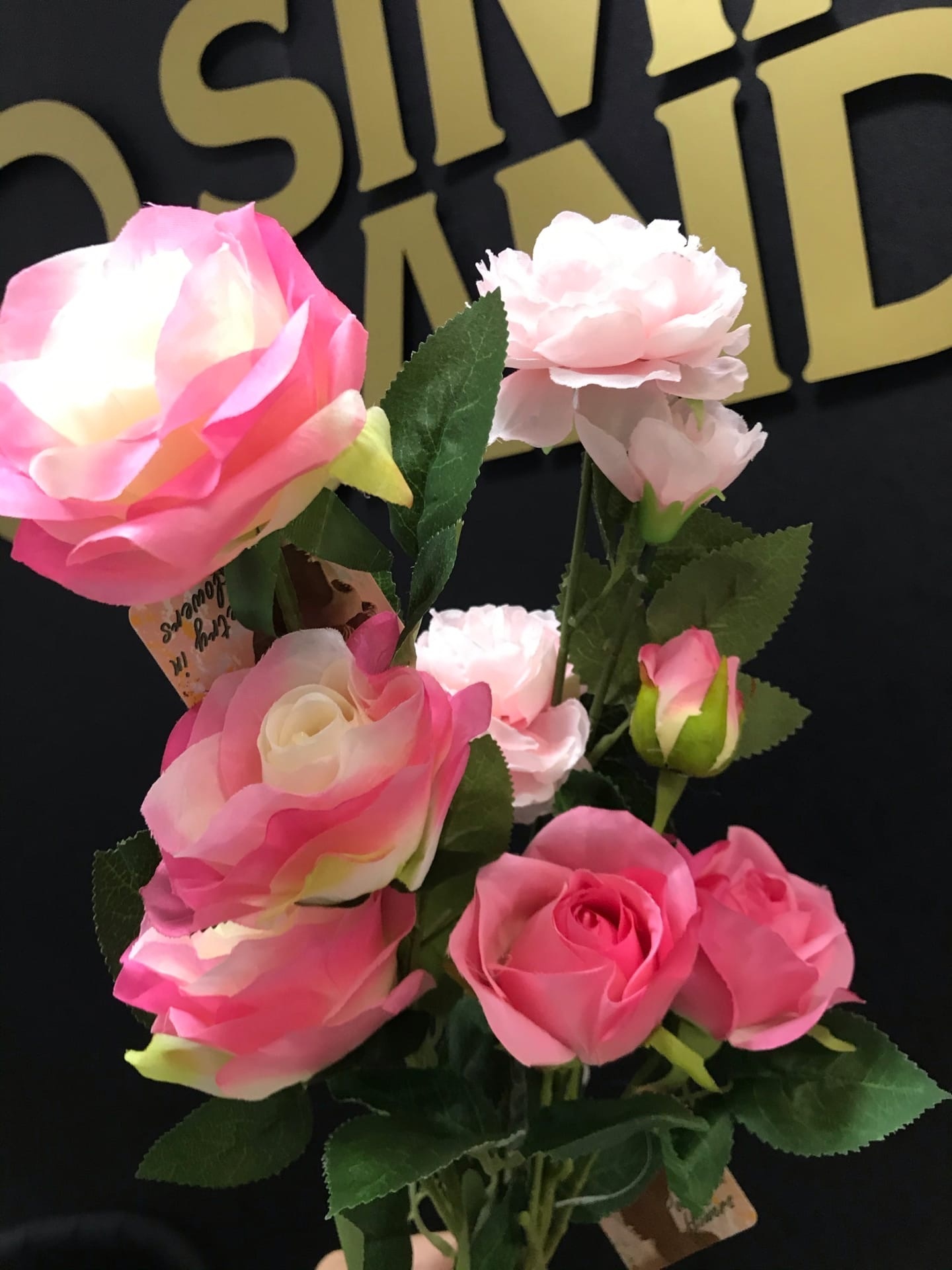 Фотография покупателя товара Цветы искусственные «Роза терция», 8×60 см, розовые - Фото 2