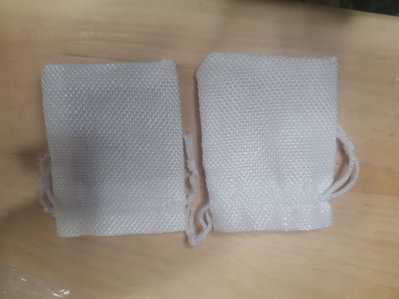 Фотография покупателя товара Холщовый мешочек для украшений, подарков и трав, текстиль «Эко», белый, 7×9 см - Фото 16