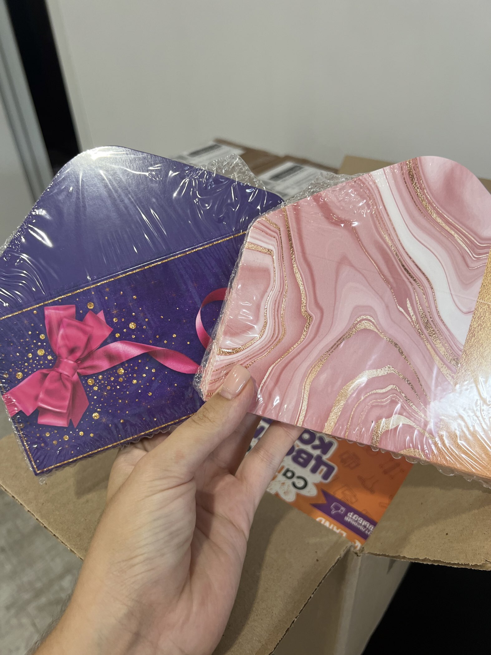 Фотография покупателя товара Конверт для денег «Мрамор», 16.5×8 см - Фото 2