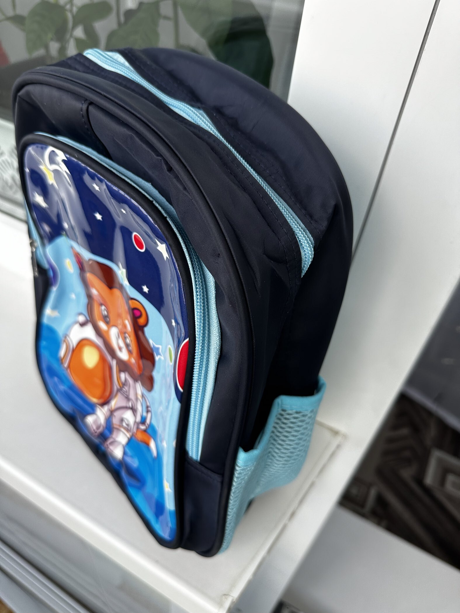 Фотография покупателя товара Рюкзак детский на молнии «Выбражулька», 3 наружных кармана, цвет синий/голубой - Фото 1