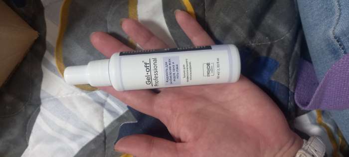 Фотография покупателя товара Жидкость Gel-Off для разбавления всех видов лака и гель-лака, 60 мл - Фото 3