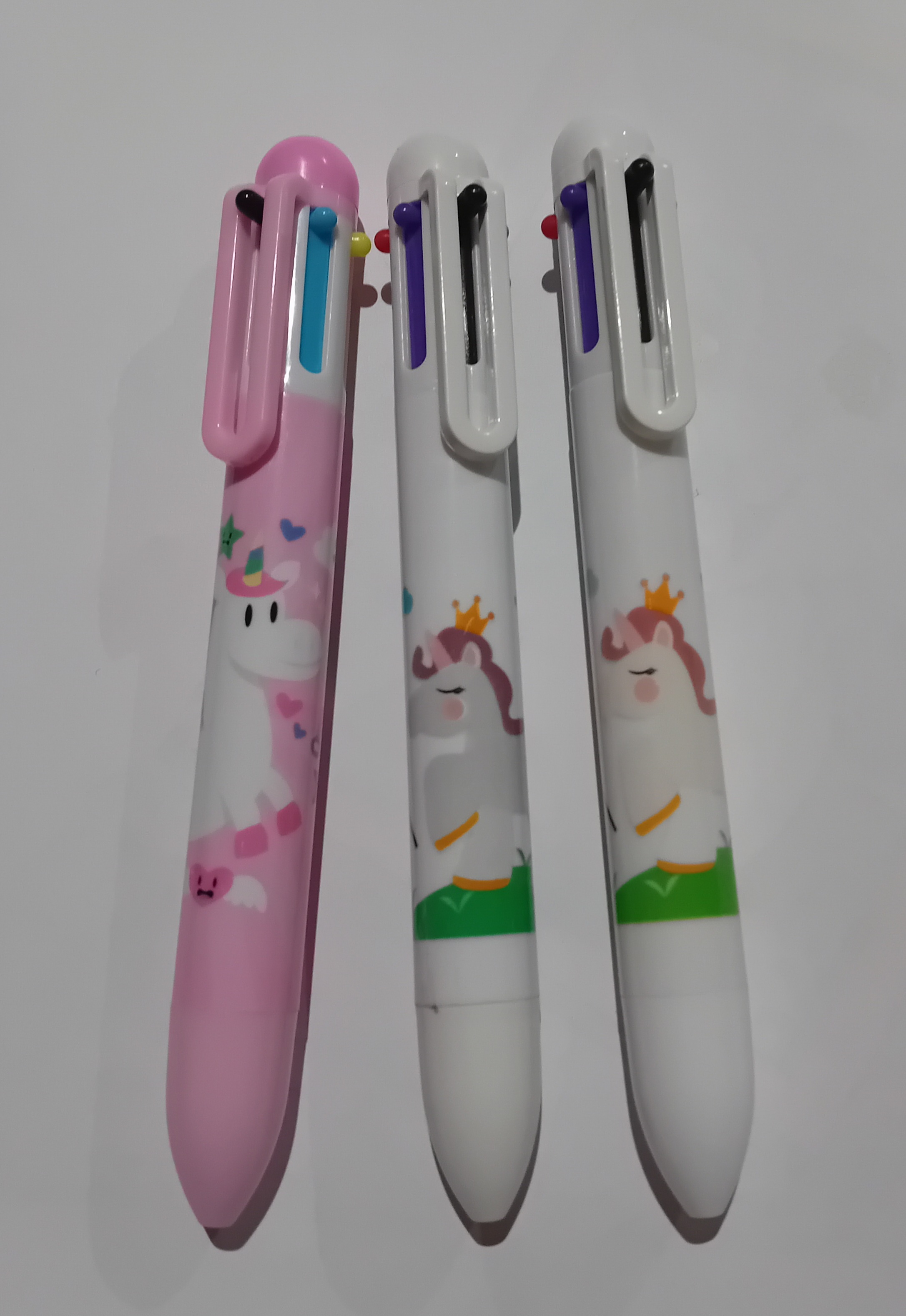 Фотография покупателя товара Ручка шариковая автоматическая, 6 цветов, (штрихкод на штуке), МИКС - Фото 2