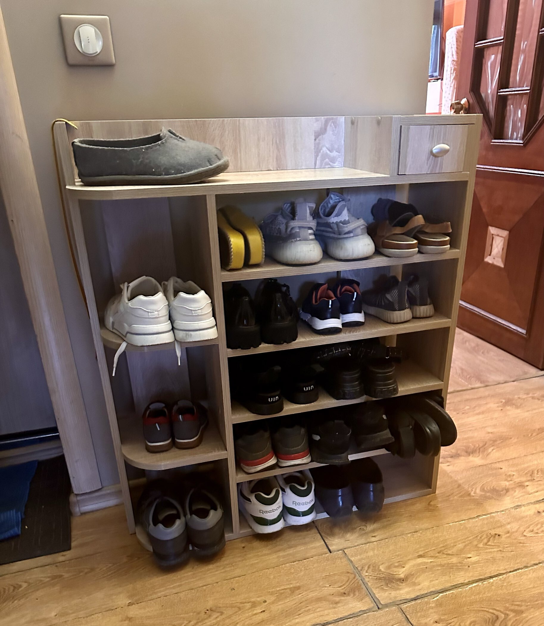 Фотография покупателя товара Стеллаж  Остин №1, 813х250х605, Дуб сонома - Фото 1