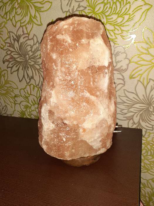 Фотография покупателя товара Солевая лампа Wonder Life "Скала", 15 Вт, 4-6 кг, красная гималайская соль, от сети - Фото 1