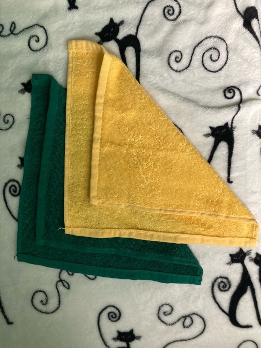 Фотография покупателя товара Набор полотенец в корз. "Сумочка" (вид5) 30*30 см-2шт,100% хлопок - Фото 1