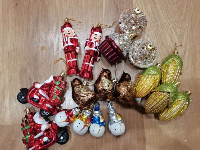 Фотография покупателя товара Ёлочные игрушки 2 шт. «Зимнее волшебство. Щелкунчик», 14×3 см, золото - Фото 3