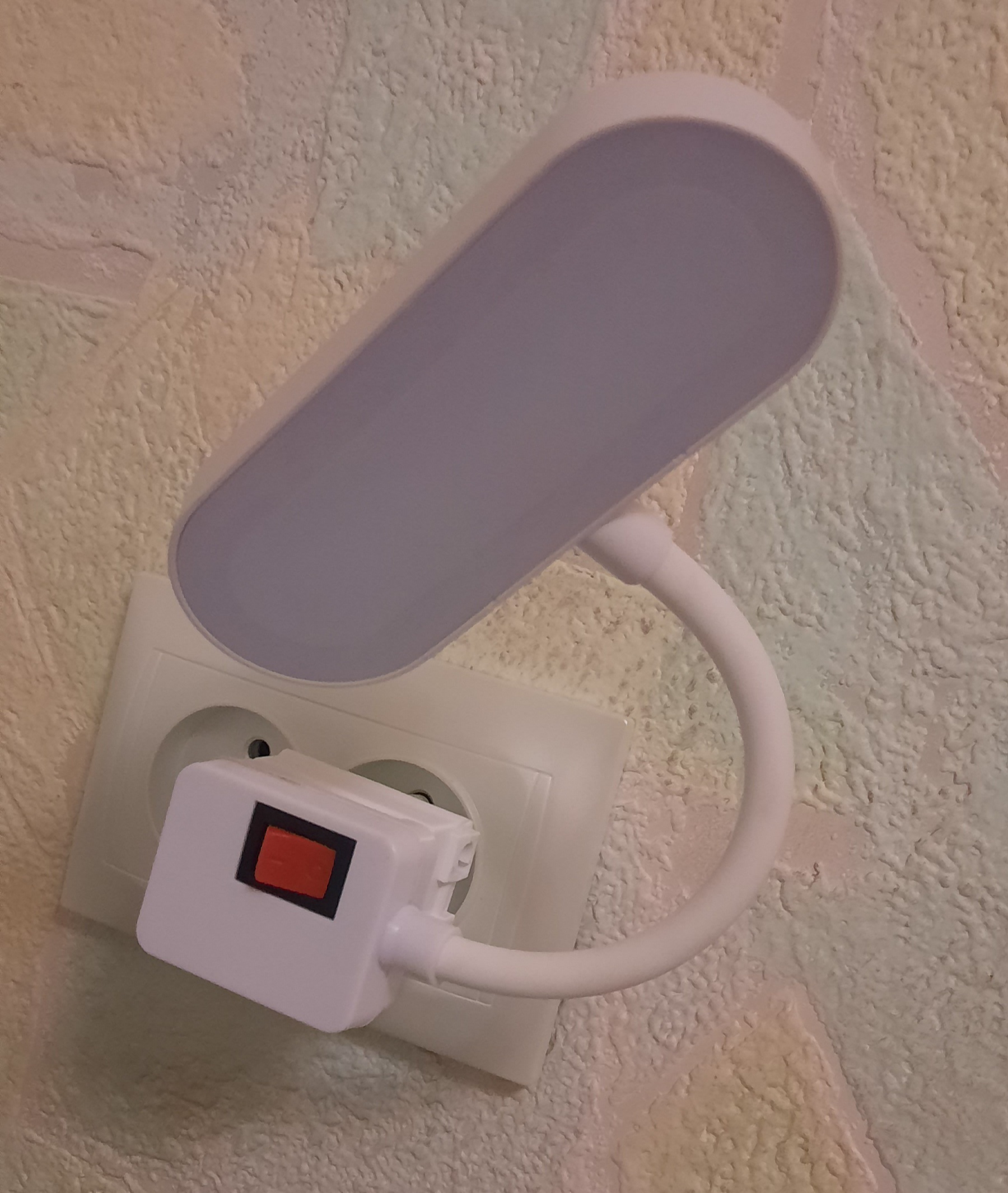 Фотография покупателя товара Бра в розетку «Берд» LED 7 Вт белый 1.5×12×21 см - Фото 1