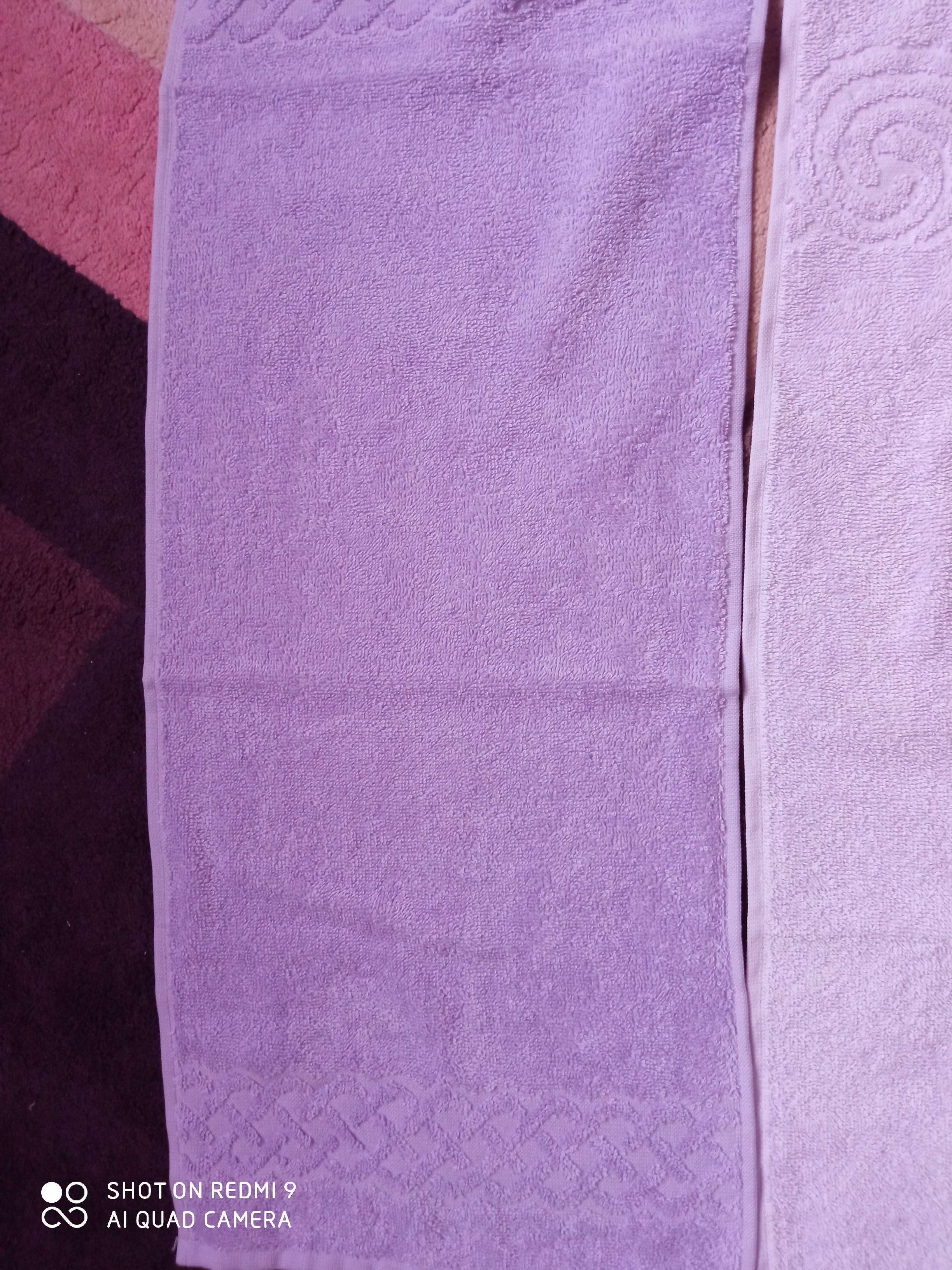 Фотография покупателя товара Полотенце махровое Plait 70х130 см, цвет фиолетовый - Фото 1