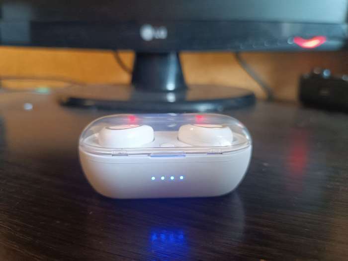 Фотография покупателя товара Наушники беспроводные Luazon VBT 1.20, вакуумные, Bluetooth 5.0, 40/300 мАч, чёрные - Фото 1