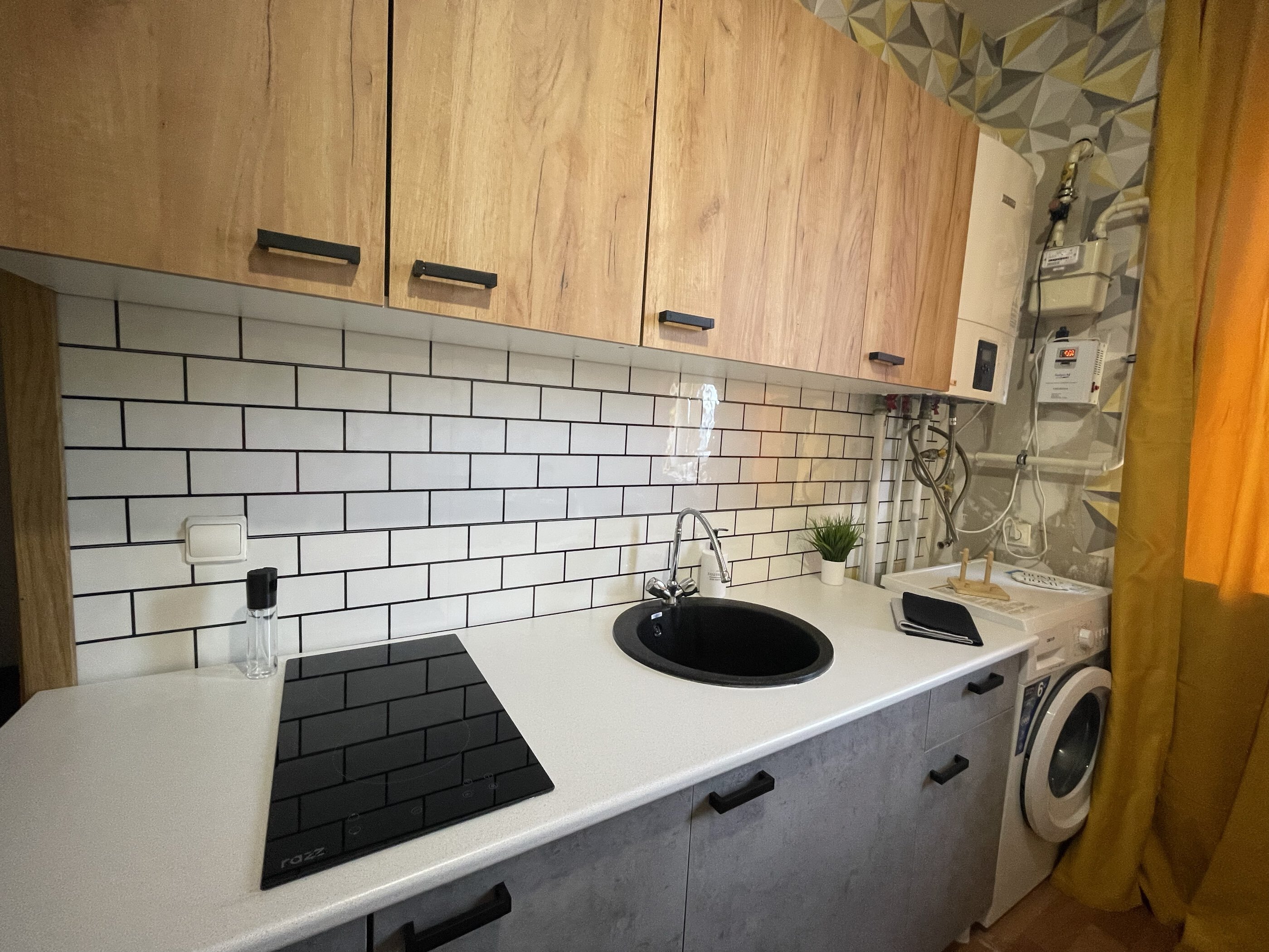 Фотография покупателя товара Кухонный гарнитур прямой «Поинт», 1500 мм, цвет белый фасад/белый корпус - Фото 19