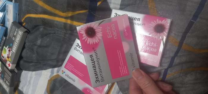 Фотография покупателя товара Эхинацея, поддержание иммунитета, 30 жевательных таблеток - Фото 1