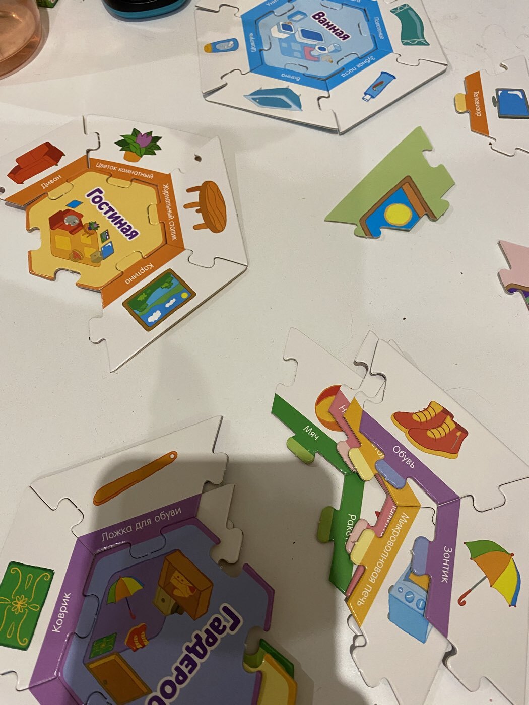 Фотография покупателя товара УЦЕНКА Настольная игра «Умные пазлы.Мой дом», 2+ - Фото 1