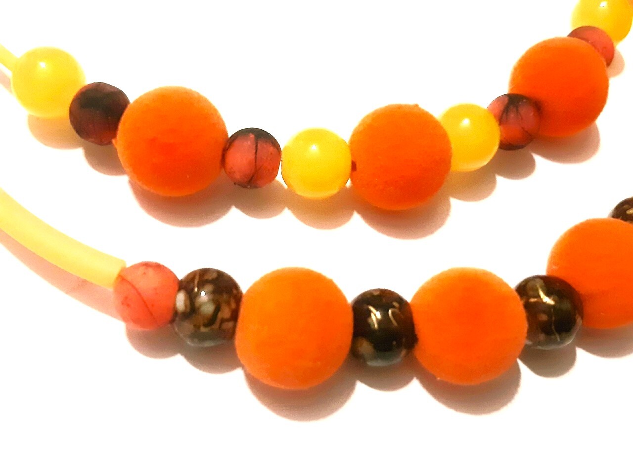 Фотография покупателя товара Бусины для творчества бархатное напыление «Сиреневая луна», набор 10 шт., d=1.4 см - Фото 6