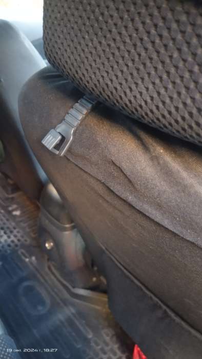 Фотография покупателя товара Вешалка-крючок на подголовник в авто, чёрный, набор 2 шт. - Фото 4