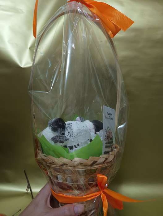 Фотография покупателя товара Корзина «Стакан», 14×16 см, бамбук - Фото 1