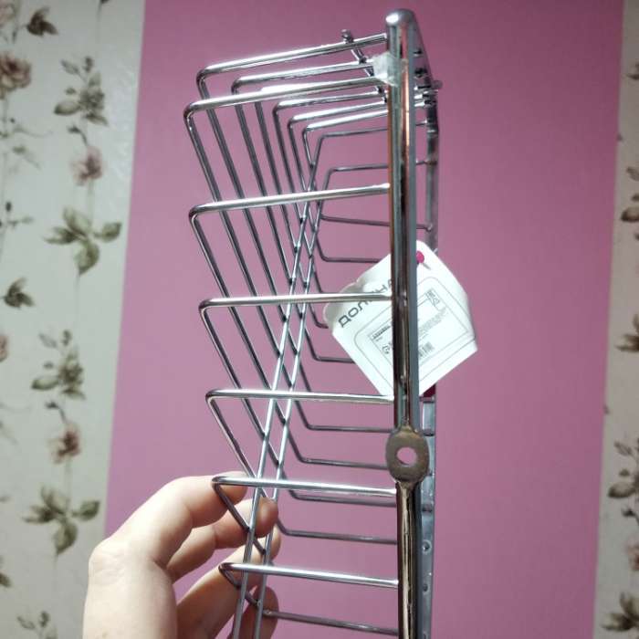 Фотография покупателя товара Полка для ванной Доляна, угловая, на присосках, 19×19×5.5 см, хромированная - Фото 2